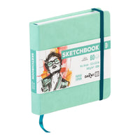 Szkicownik DARWI Mint Green 14 x 14 cm, 140 g, 80 arkuszy