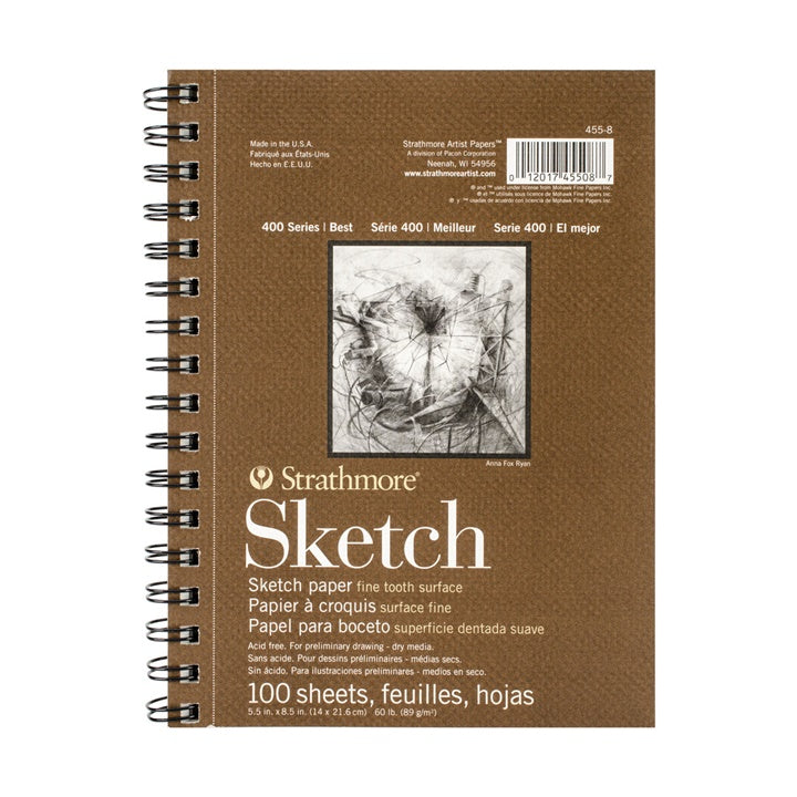 Szkicownik na spirali Strathmore Sketch 100 ark. | Artmie