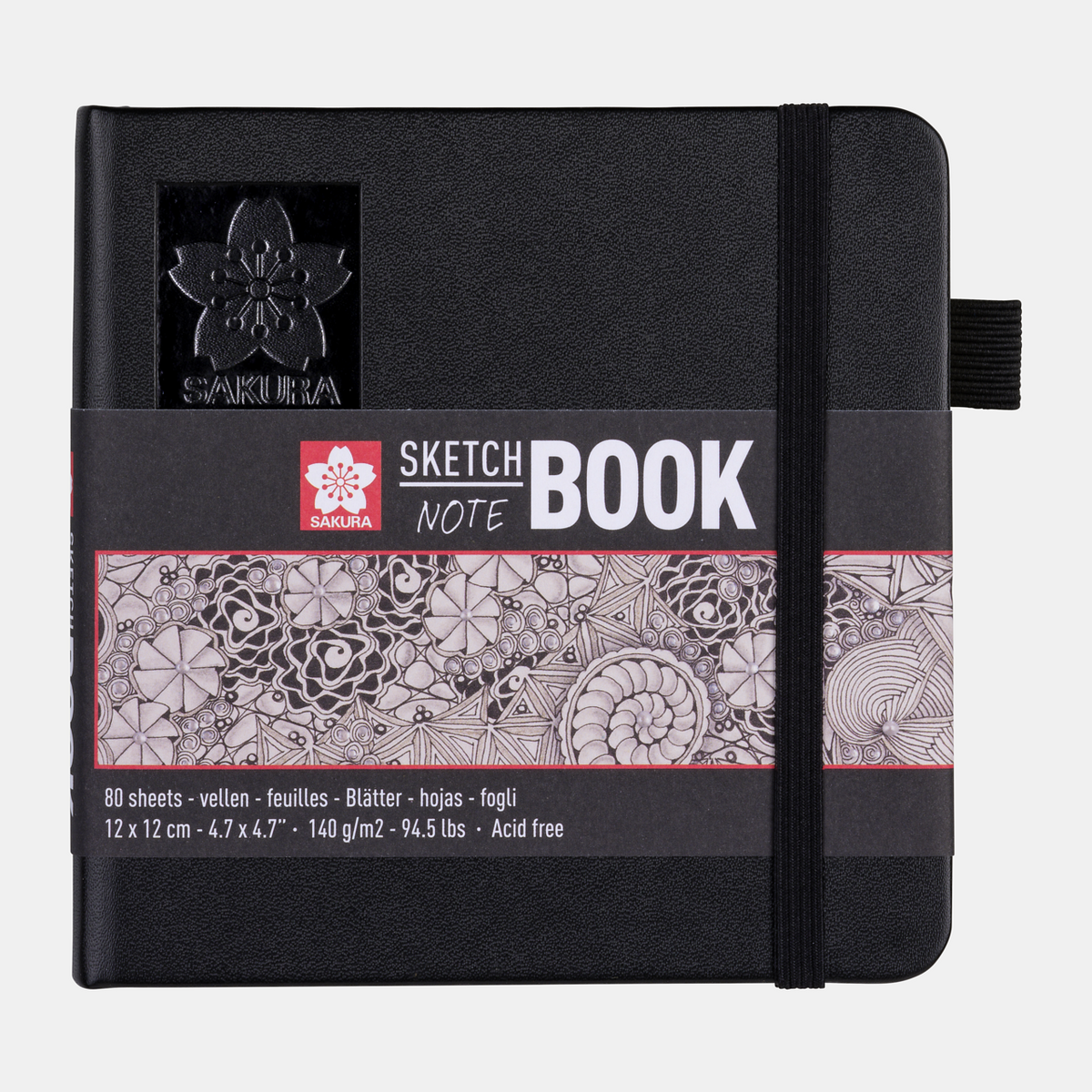 Szkicownik SAKURA 140 g/m² – 80 arkuszy, 9 – 21 cm