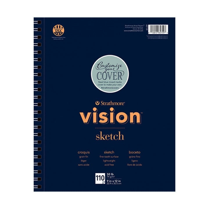 Szkicownik Strathmore Vision 110 ark. / 22,9 x 30,5 cm | Artmie
