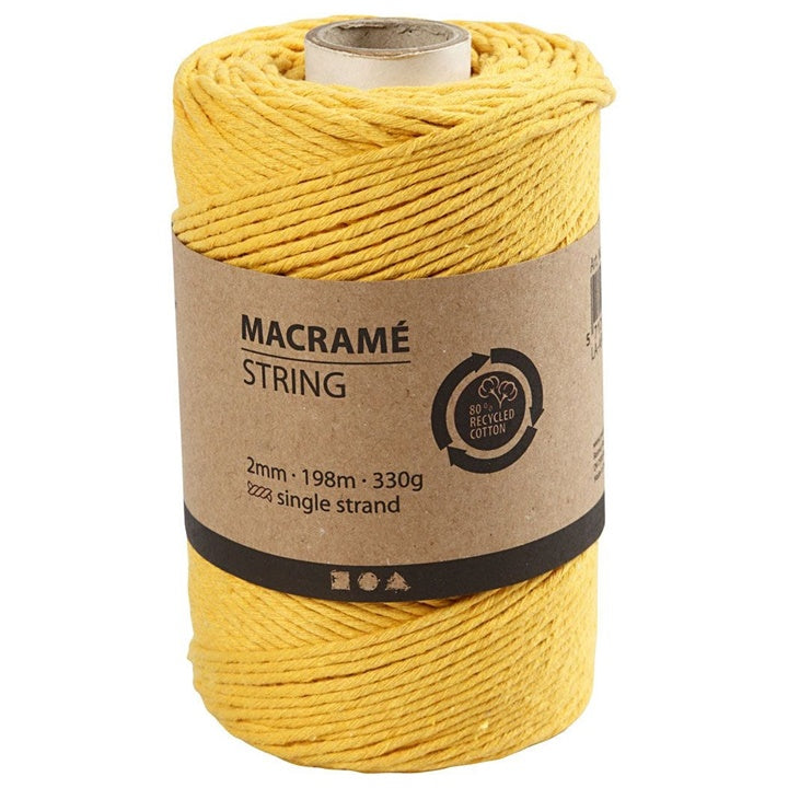 Sznurek do makramy 2 mm x 198 m | różne kolory | Artmie