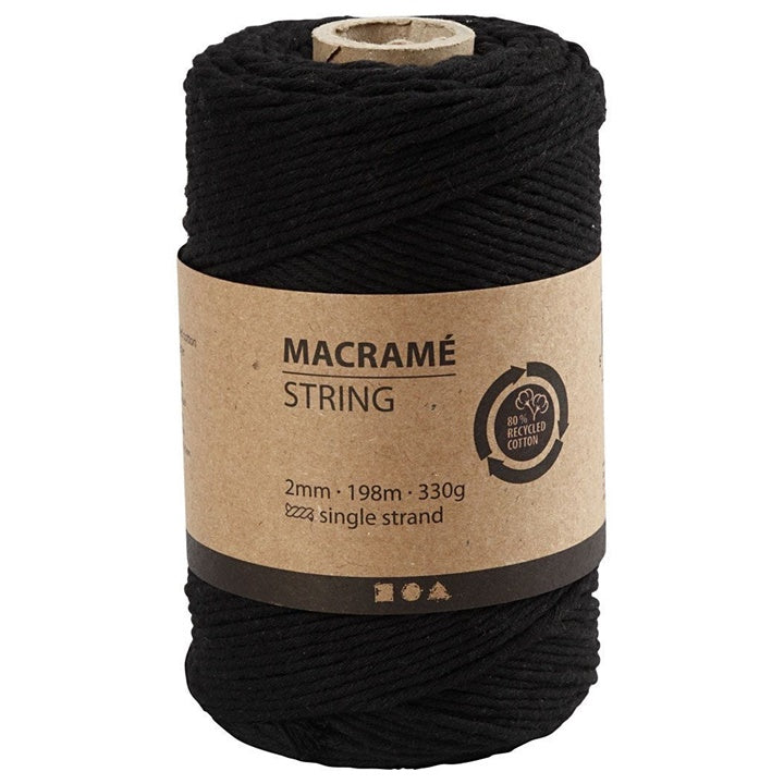 Sznurek do makramy 2 mm x 198 m | różne kolory | Artmie