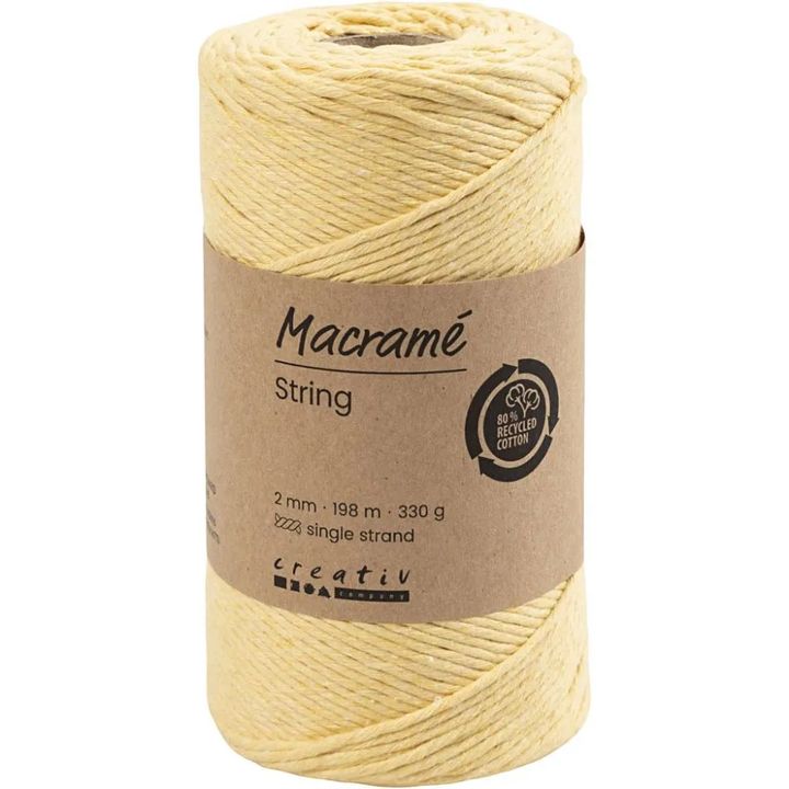 Sznurek do makramy 2 mm x 198 m | różne kolory | Artmie