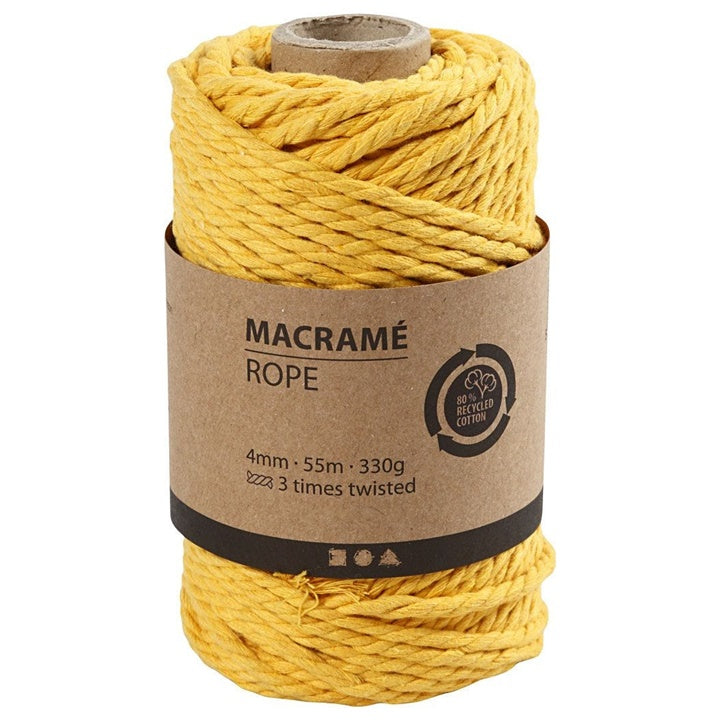 Sznurek do makramy 4 mm x 55 m | różne kolory | Artmie