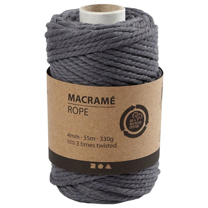 Sznurek do makramy 4 mm x 55 m | różne kolory | Artmie