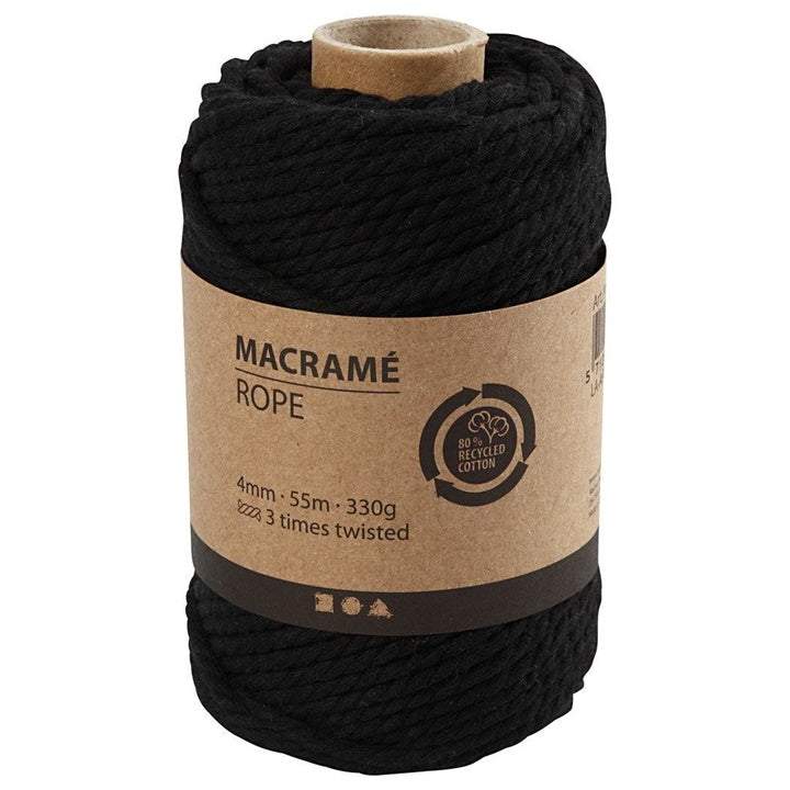 Sznurek do makramy 4 mm x 55 m | różne kolory | Artmie