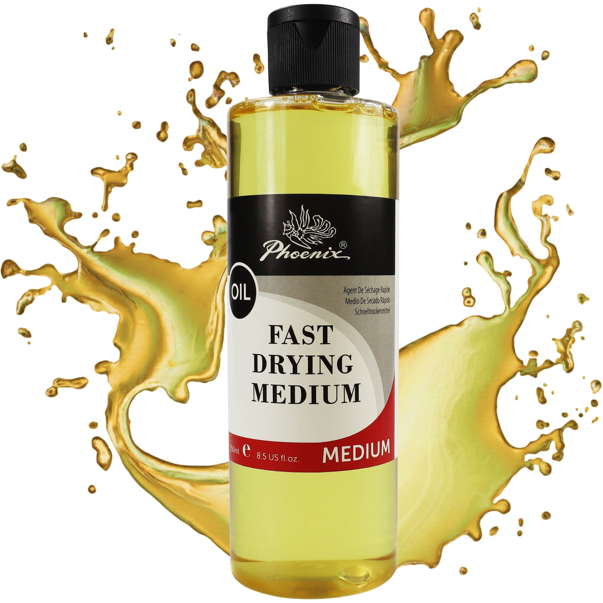 Szybkoschnące medium Phoenix do farb olejnych, 250–500 ml