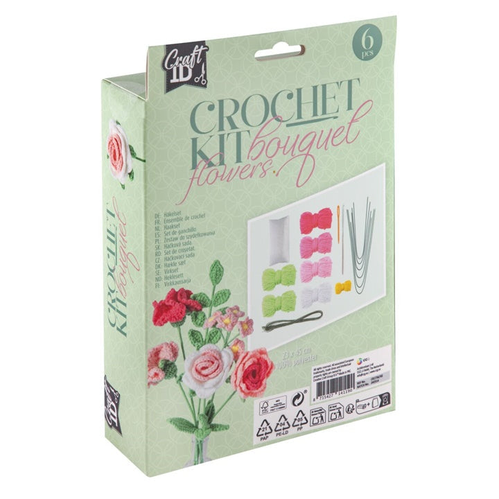 Szydełkowy zestaw bukietów | Artmie