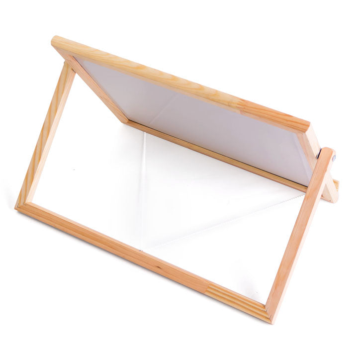 Tablica magnetyczna dwustronna dla dzieci ARTMIE z półeczką 30 x 40 cm | Artmie