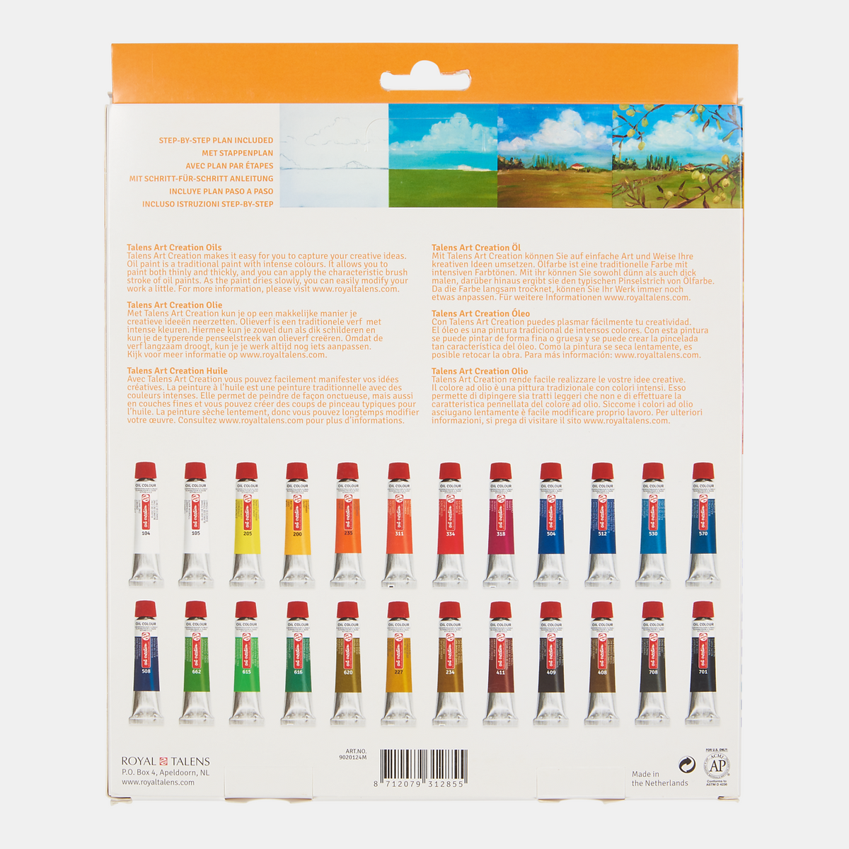 Zestaw farb olejnych ROYAL TALENS Art Creation 24 x 12 ml