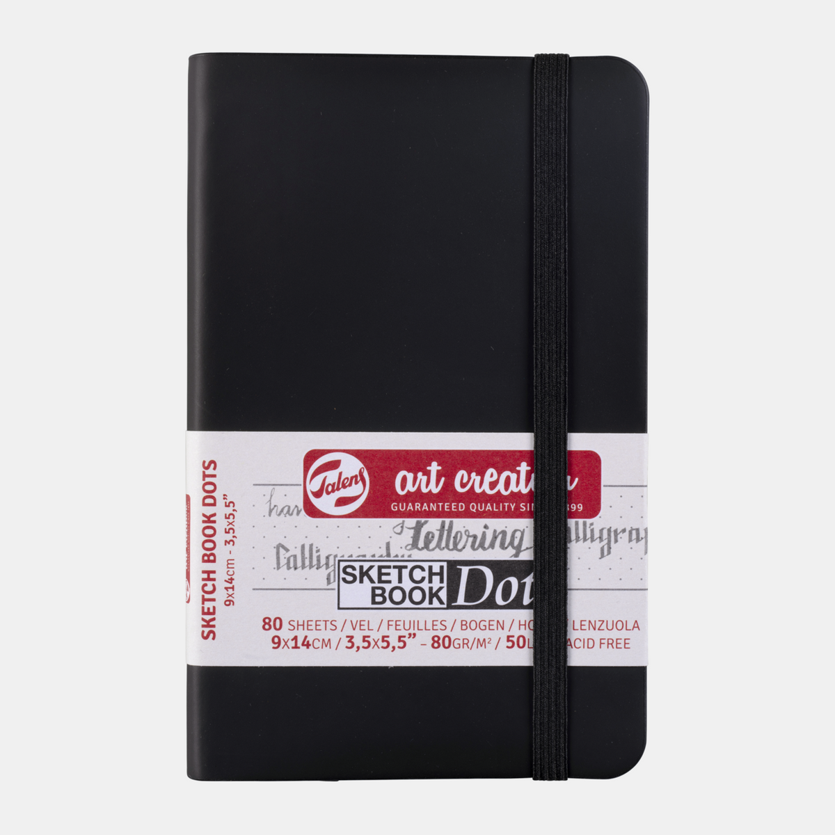 Szkicownik ROYAL TALENS Talens Art Creation DOT Black 9 x 14 cm, 80 arkuszy