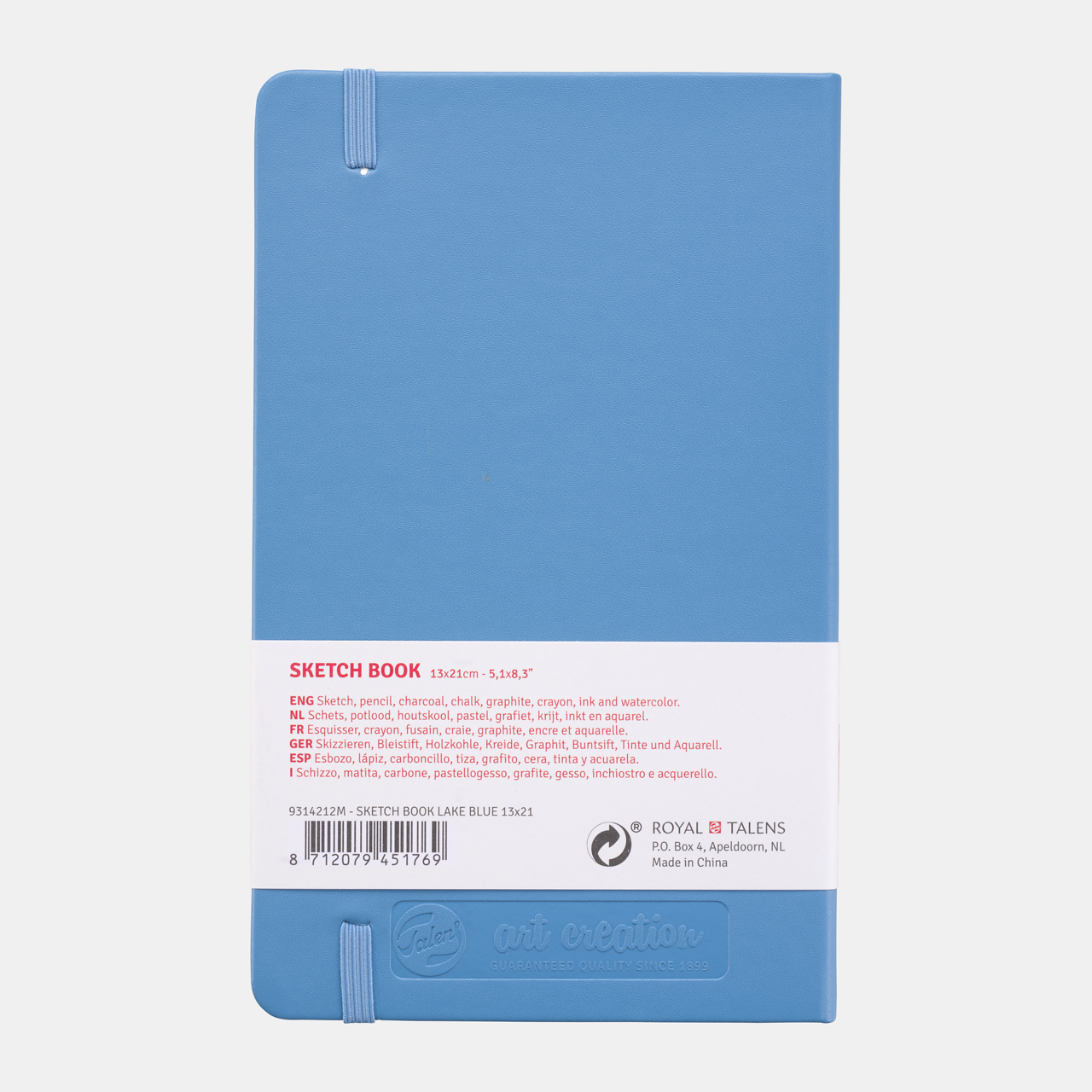 Szkicownik ROYAL TALENS Art Creation Light Blue 13 x 21 cm 140 g - 80 arkuszy
