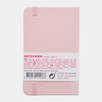 Szkicownik ROYAL TALENS Art Creation Pastel Pink 9 x 14 cm, 140 g, 90 arkuszy, twarda oprawa