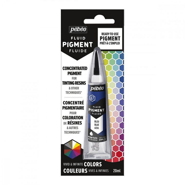Pebeo pigment w płynie 20 ml – niebieska
