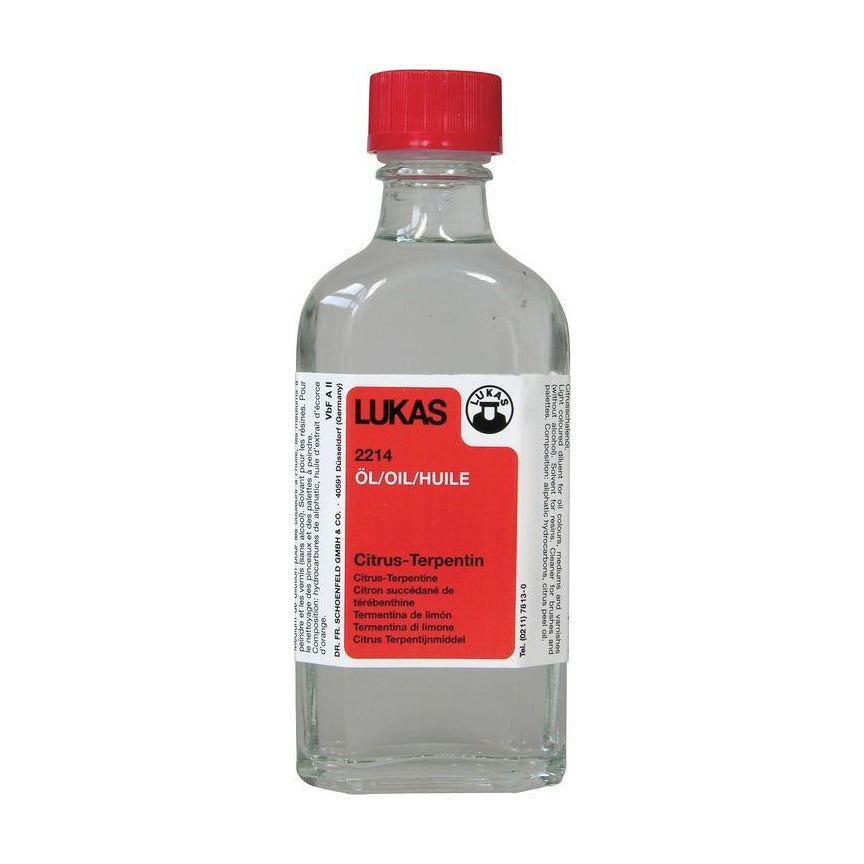 Terpentyna cytrusowa LUKAS do farb olejnych 125 ml