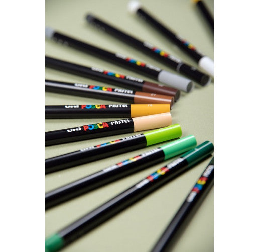 Pastele woskowe Posca KPA-100 24C, zestaw, miks kolorów