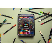 Pastele woskowe Posca KPA-100 24C, zestaw, miks kolorów