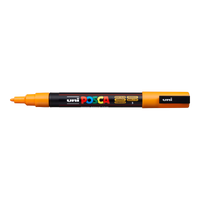 Marker Posca PC-3M – 0,9 - 1,3 mm, jasnożółty (3)