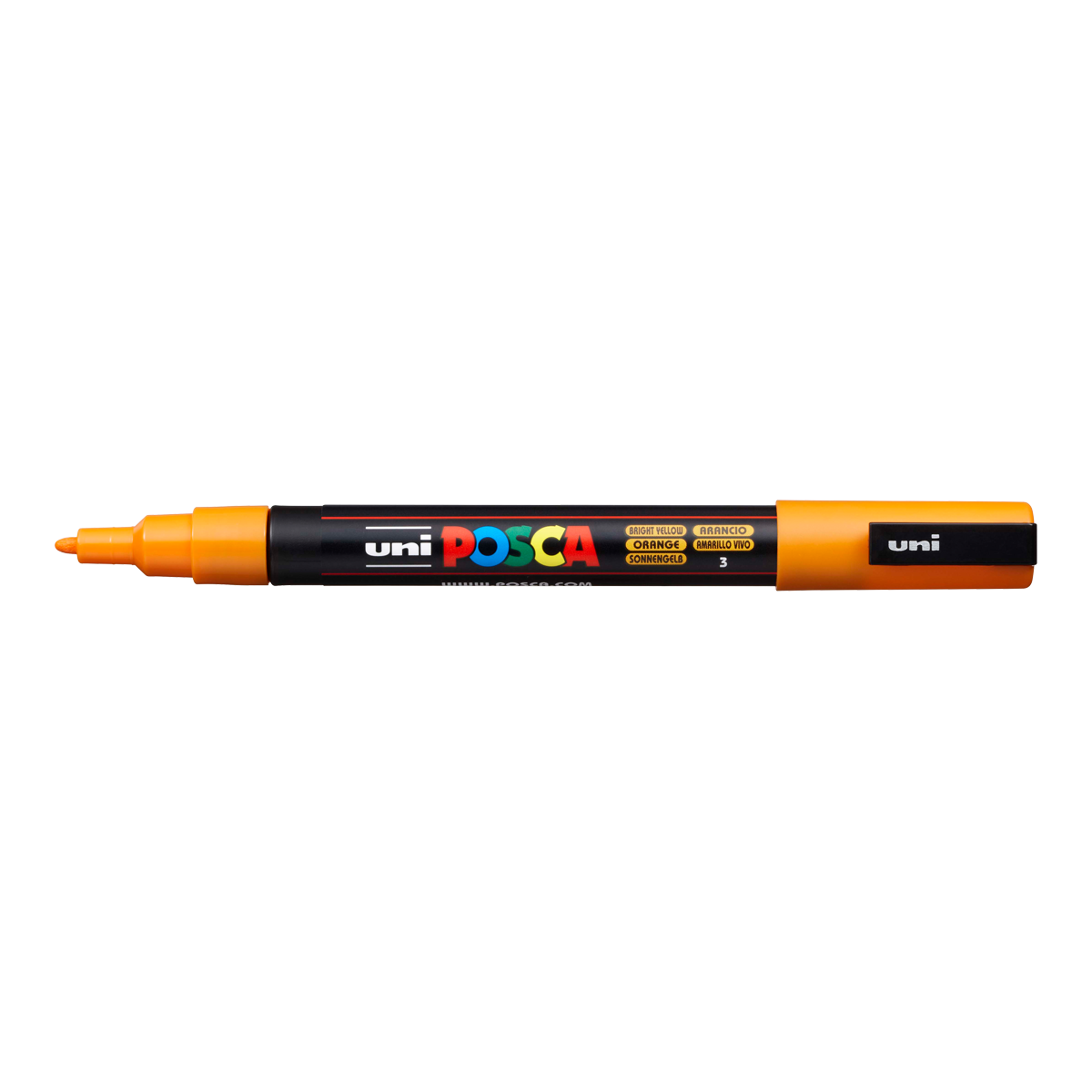 Marker Posca PC-3M – 0,9 - 1,3 mm, jasnożółty (3)