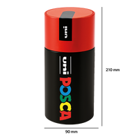 Posca zestaw mieszany markerów w metalowej puszce – 13 szt. (PC-3M, PC-5M, PC-5BR)