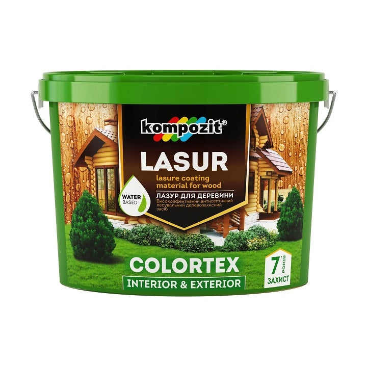 Lazura do drewna KOMPOZIT COLORTEX 10 l | różne odcienie