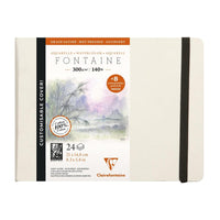 Clairefontaine Fontaine szkicownik akwarelowy HP 300 g 24K twarda oprawa