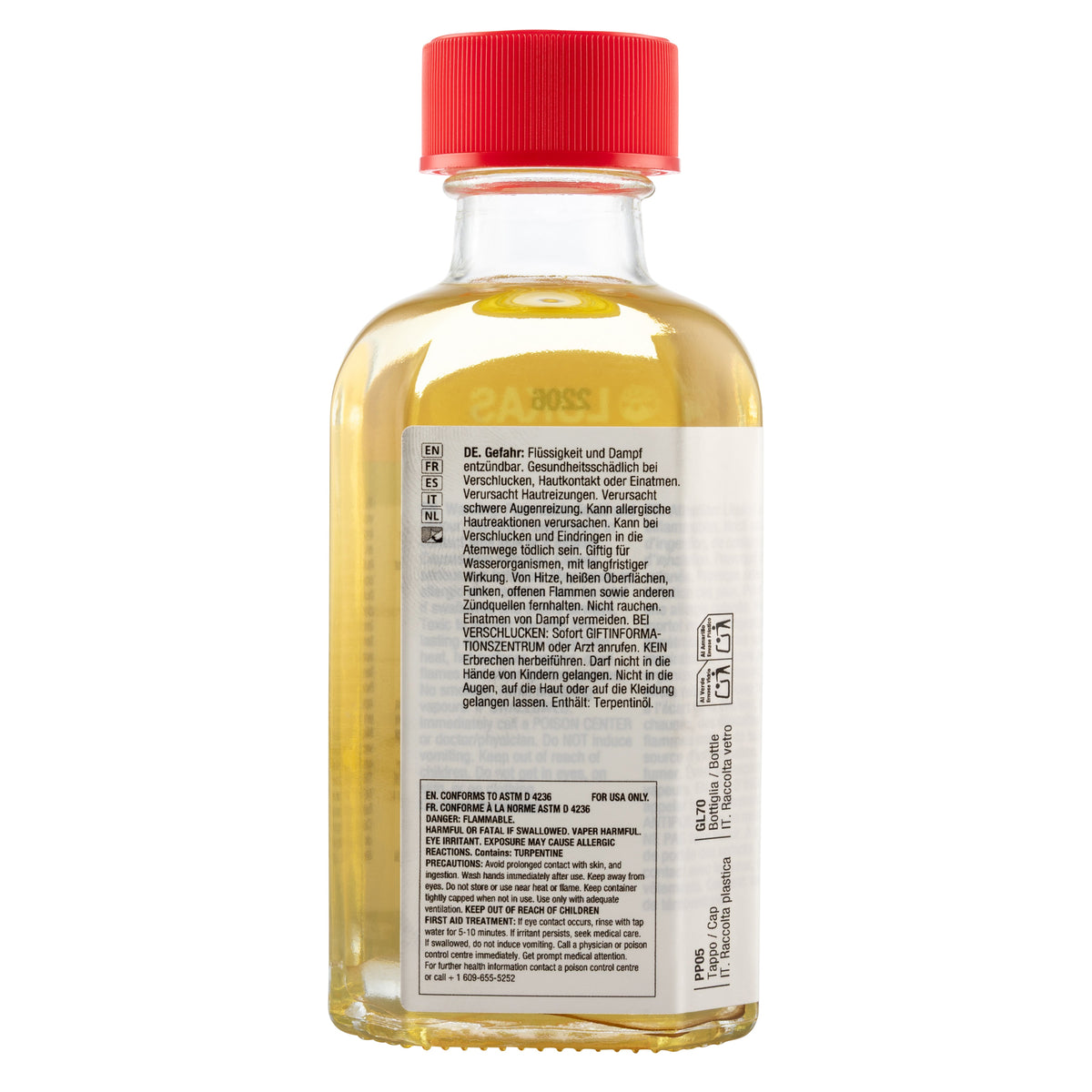 Werniks damarowy końcowy do farb olejnych LUKAS – 125 ml