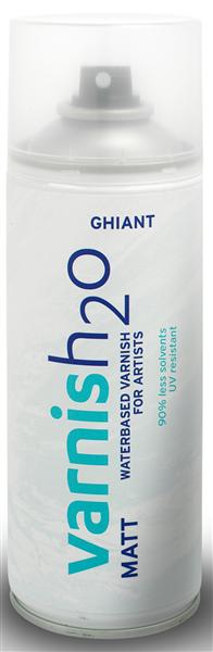 Werniks końcowy w sprayu H2O matowy Ghiant / 400 ml | Artmie