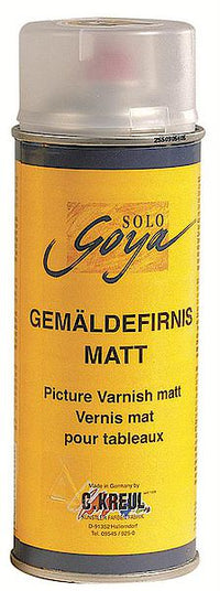 Werniks końcowy w sprayu Solo Goya matowy / 400 ml | Artmie