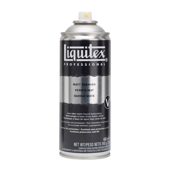 Werniks matowy do farb akrylowych, Liquitex, spray / 400 ml | Artmie