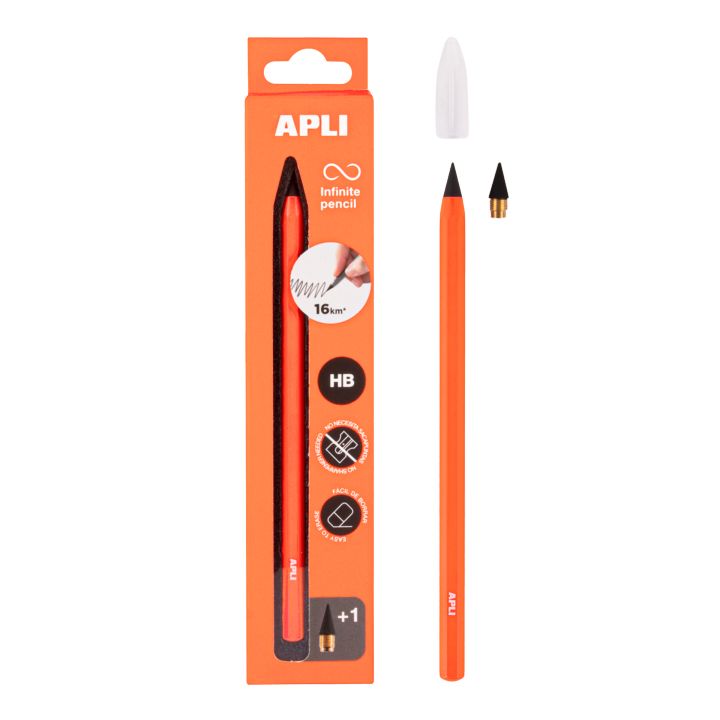 Wieczny ołówek APLI HB 1 szt. ASSORTED 2 | różne odcienie | Artmie