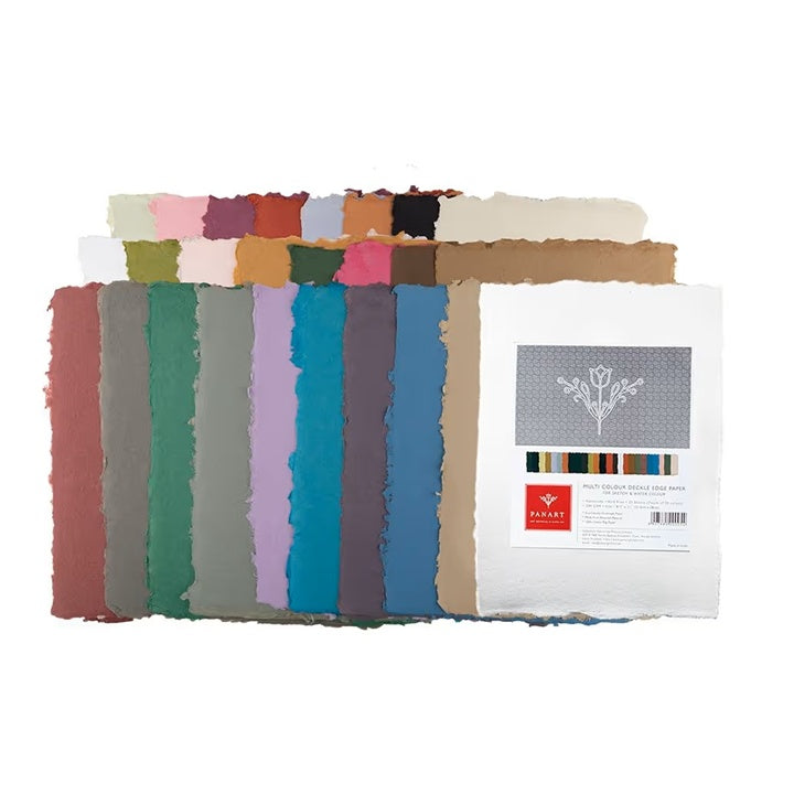 Wielokolorowy papier czerpany PanArt | Artmie