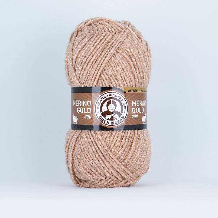 Włóczka dziewiarska Madame Tricote Paris Merino Gold 200 - 100 g