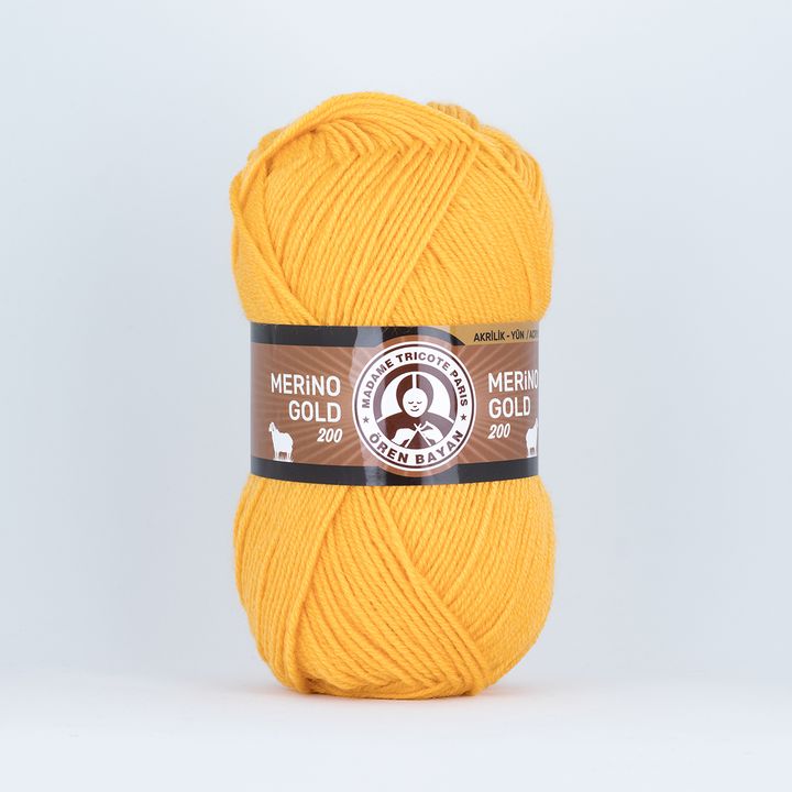 Włóczka dziewiarska Madame Tricote Paris Merino Gold 200 - 100 g