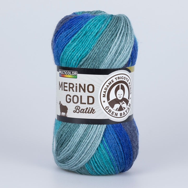 Włóczka dziewiarska Madame Tricote Paris Merino Gold Batik 100 g | różne kolory | Artmie