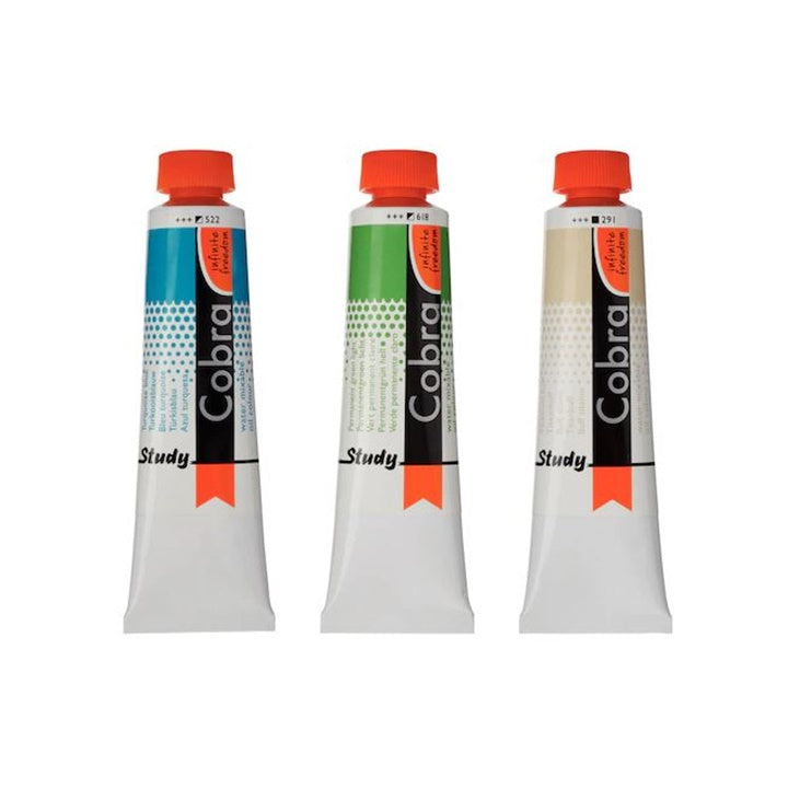 Wodorozcieńczalne farby olejne COBRA STUDY 40ml | różne kolory | Artmie