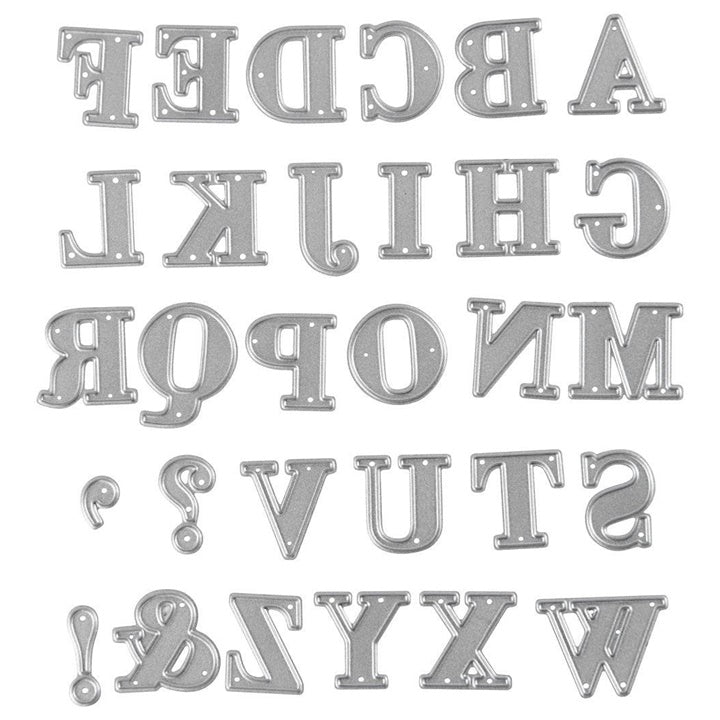 Wykrojniki embossing / alfabet | Artmie