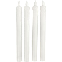 Wysokie świece LED 24.5 cm - zestaw 4 szt. | Artmie