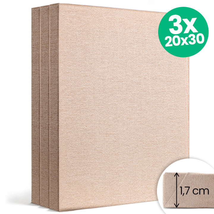 Zestaw 3 płócien do malowania NATURE ECO | Artmie