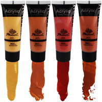 Zestaw 8 metalicznych farb akrylowych Phoenix 8 x 21 ml