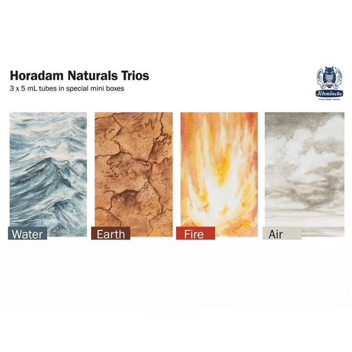 Zestaw akwareli Trio Fire HORADAM Naturals | Artmie