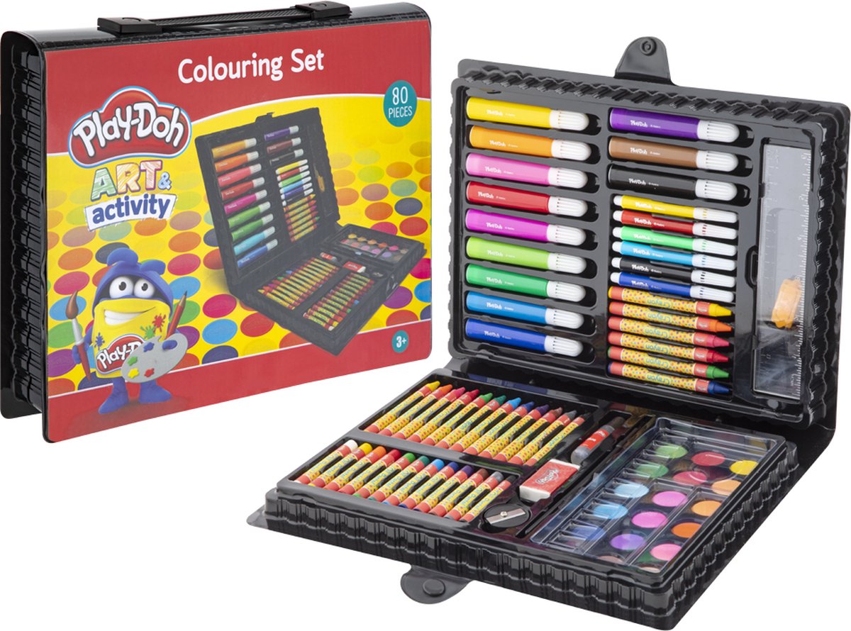 Zestaw artystyczny dla dzieci Play-Doh 80 elementów | Artmie