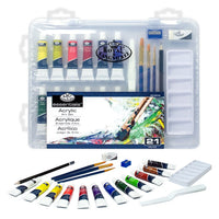 Zestaw artystyczny z farbami - Essentials / 21 elementów | Artmie
