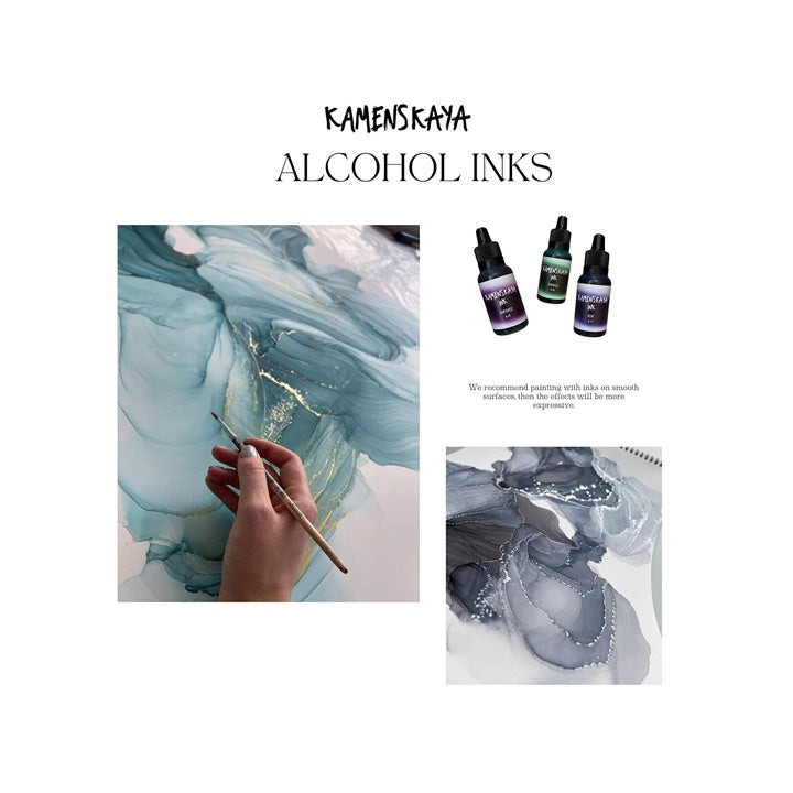 Zestaw atramentów alkoholowych KAMENSKAYA MINI 50 x 5 ml | Artmie