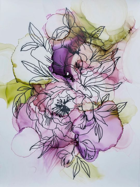 Zestaw atramentów KAMENSKAYA 'GIRLS AND FLOWERS' | Artmie