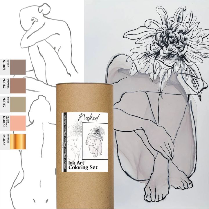 Zestaw atramentów KAMENSKAYA 'NAKED' | Artmie