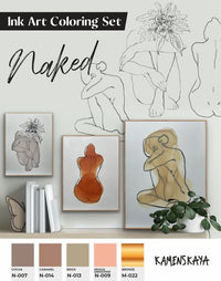Zestaw atramentów KAMENSKAYA 'NAKED' | Artmie