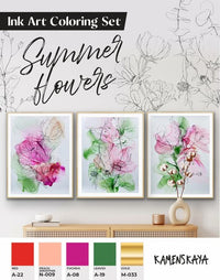 Zestaw atramentów KAMENSKAYA 'SUMMER FLOWERS' | Artmie