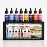 Zestaw atramentów KAMENSKAYA 'Sunset' Delamination Ink Set | Artmie