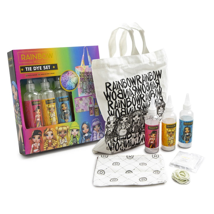 Zestaw batikowy RAINBOW HIGH z płócienną torbą | Artmie